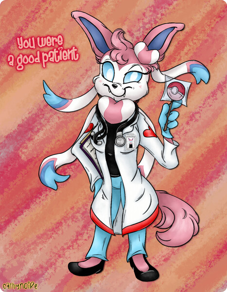 Dr. Sylveon by CathyNoire -- Fur Affinity [dot] net