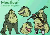 Commission: Meatloaf Refsheet (SFW)