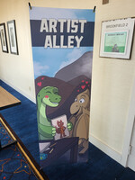 Fur Squared 2023 Artist Alley sign