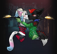 Sage and Harley - Halfbodies | Commission