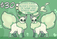 SALE - !! OPEN !! Solosis x Eevee Fusion Adopt