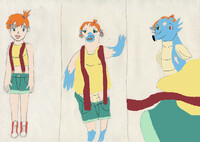 Misty turns into a Horsea 1/2