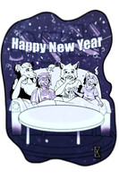 New Year sticker
