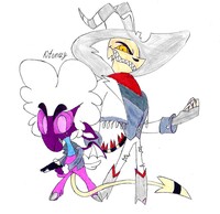 "Fallen Collin and Striker" (Colorized and Digitized)