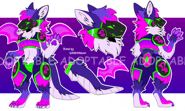 Bat Protogen adoptable auction [CLOSED] by castile -- Fur Affinity [dot ...
