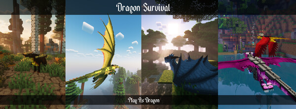 Minecraft Mod: Dragons Survival (@BlackAures) / X