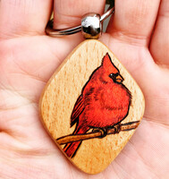 Cardinal keychain