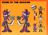 Esselth the Dragon Reference Sheet
