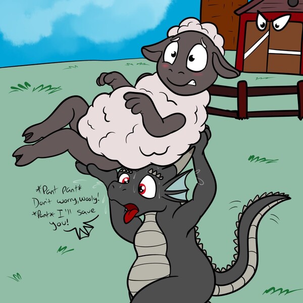 Wooly the Sheep ate Amanda the Adventurer by meghan12345 on DeviantArt