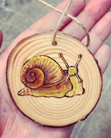 Snail ornament