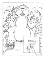 Groundhogzilla - Lineart (sans text)