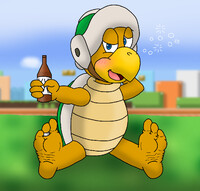 Hammer Bro's Drunken Feet Tease