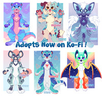 New adopts on Ko-FI!