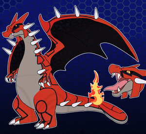 Mega Charizard X & Y [Preview] by Drakaar -- Fur Affinity [dot] net