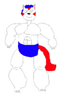 Miguel the Muscle White Wolf