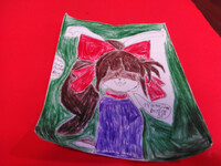 Hare femboy smiling at Tiger.(V1,almost completely colored)