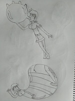 Seras does the Black Magic inflation spell part 1