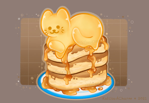 Stack Of Pancakes Topped With Syrup And Butter Background, Pancake Picture  Drawing, Food, Pancake Background Image And Wallpaper for Free Download