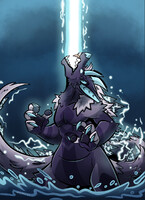 Comm - Powerful Kaiju