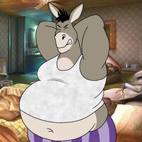 Donkey´s morning stretch