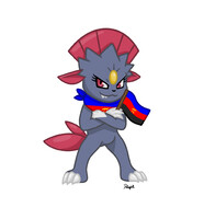 Weavile Polyamory Pride