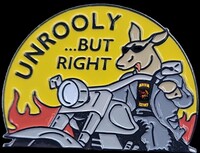 Yiffed Up Refrigerator Magnet Biker Dude