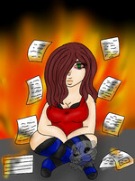 +_Fire's spreading all around my room_+