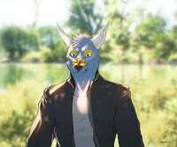 Butterfly on my nose. Zororeo