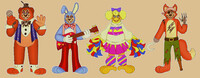 FNAF Freddy Fazbear's Pizzeria Animatronics Redesign