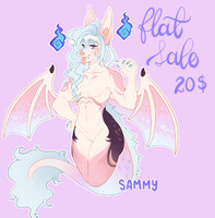 Pink dragon bat | ADOPTABLE CLOSED