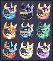 Vaporeon Designs! [ADOPT][6/9][OPEN]