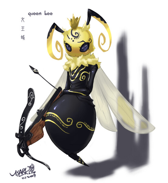 Cute bee concept anime girl by Lacouture on DeviantArt