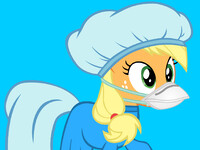 Nurse Applejack in Scrubs (EMDBN95-W)