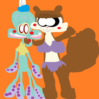 Sandy Hitting On Squidward Again
