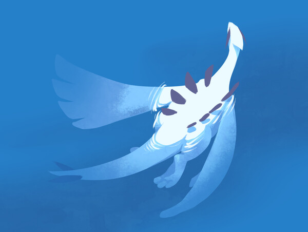 Underwater Pokemon Lugia, Ocean Pokemon HD phone wallpaper