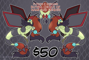 Mega Banette X Delphox Fusion Adopt !! Closed !! by 64raptors -- Fur  Affinity [dot] net