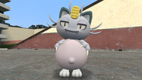 preggy alola meowth