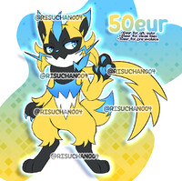 ⚡️ CLOSED - Floragato x Zeraora FUSION ADOPT