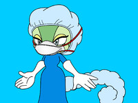 Nurse Claire Voyance in Scrubs (MTN95FF-W)