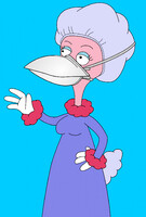 Dr. Georgina Snootie in Scrubs (MTN95DB-W)