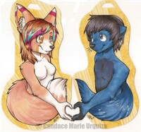 Double Heart Badge - Commission
