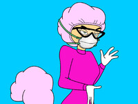 Nurse Callie Briggs in Scrubs (MTN95CS-W)