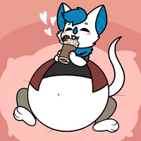 [YCH] Full of Oreo Milkshake