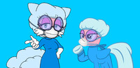 Nurse Vera Prower and Skylight Breeze In Scrubs