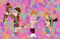 Playing with Alex and Gia's kittens