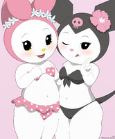 [Commisison] My Melody & Kuromi