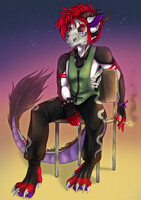 Scourge Having a Smoke