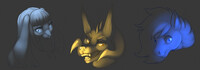freebie one color headshots