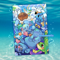 Water Pokemon Art Print - May Patreon Mail