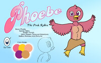 Phoebe the Pink Robin